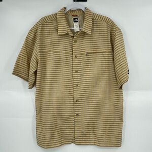 Vintage The North Face Shirt Mens Hiking Large Plaid Check Long Sleeve Button